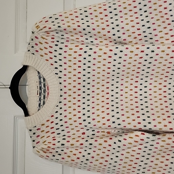 Marine Layer Alma Puff Sleeve Sweater Size M - Picture 2 of 6